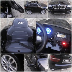Autko samochodzik BMW X6M czarny koła Ev