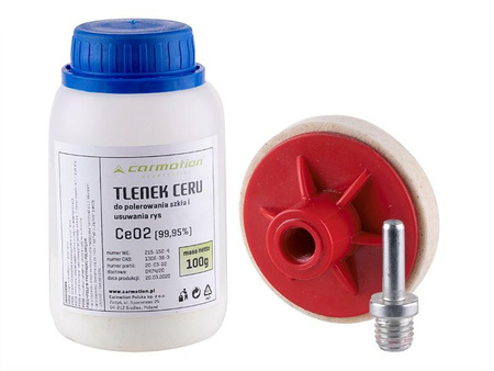 Zestaw do polerowania szyb lamp lusterek