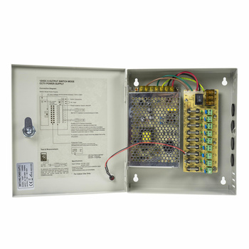 Zasilacz PNI CCTV STC5A 12V-5A 9 wyjść