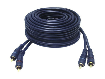 Kabel 2xRCA wtyki pozłacane 5m