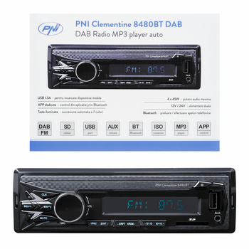 Radio Samochodowe Pni 8480BT DAB 12/24V