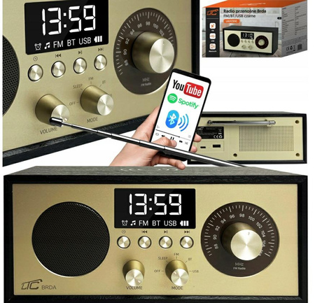 Radio przenośne Brda FM/BT/USB          
