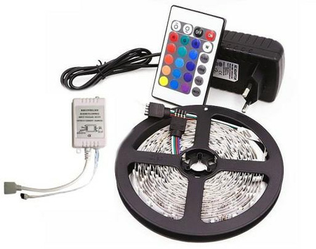 Taśma Led 3528 5m Rgb pilot