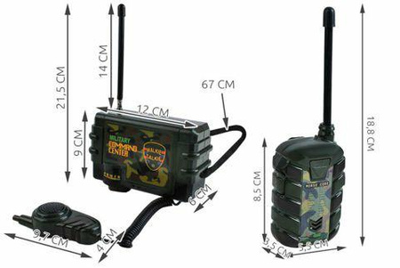 Walkie Talkie Zestaw Zabawkowy