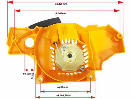 Starter do pilarki spalninowej  PA351   