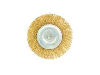 Czołowa Szczotka Druciana Mosiężna 75Mm