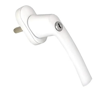 Klamka Okienna Z Zamkiem Ag332