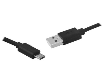 Kabel USB - micro USB 4m, czarny 8425