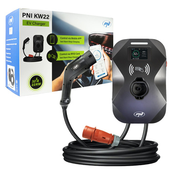Stacja ładowania PNI KW22, 32A, 22KW, d