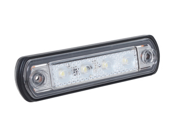 Lampa obrysowa diodowa 12/24V biała