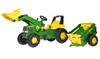 Traktor z przyczepką John Deere