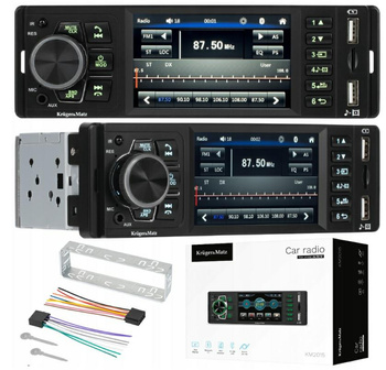 Radio samochodowe KM2015 1DIN LCD 4``
