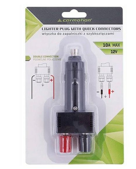 Wtyczka zapalniczki z szybkozłączkami