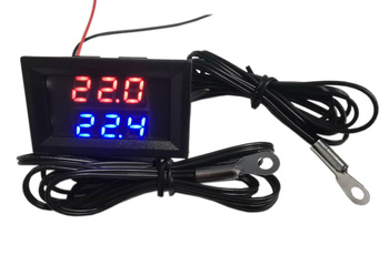 Termometr miernik Temperatury podwójny  