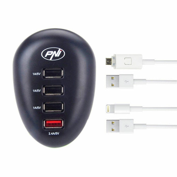 Ładowarka Usb Pni Hc41 z kablem Light i 