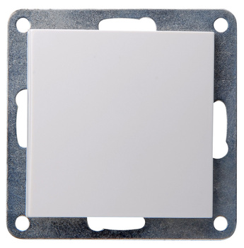 Włącznik pojedynczy podtynkowy biały