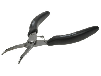 Szczypce, Płaskie, Ax105, Odgięte,