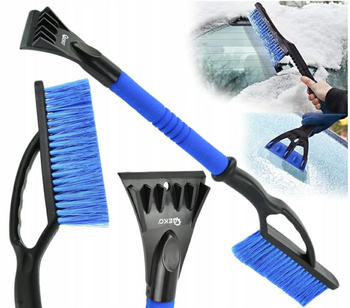 Szczotka ze skrobakiem - do odśnieżania 