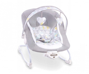Leżaczek Lionelo-Zoe Grey 0-12kg