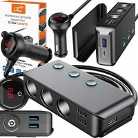 Rozdzielacz gniazda zapalniczki 12-24V  