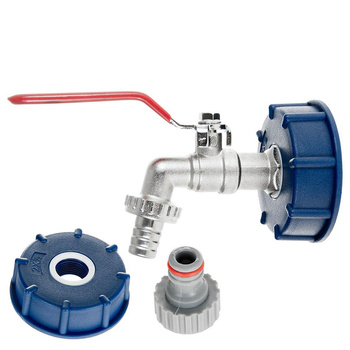 Zestaw – IBC nakrętka S60x6 + kran 1/2" 