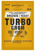Drożdże gorzelnicze Turbo 24H , 180g