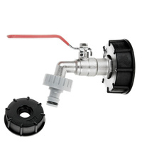 Zestaw – IBC nakrętka S60x6 + kran 3/4" 