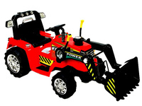 Koparka traktor  Zp1005 Czerwony