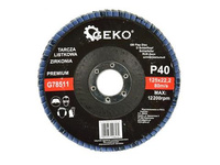 Tarcza listkowa"CYRKON" 125mm P40 PREMIU