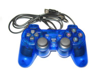 Pad Do Pc Dual Shock Blue Transp. Ak62A