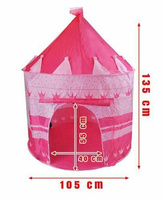 Namiot Domek Dla Dzieci Różowy  okna