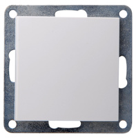 Włącznik pojedynczy podtynkowy biały