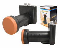 Konwerter Sat Twin Skysat Black