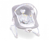 Leżaczek Lionelo-Zoe Grey 0-12kg