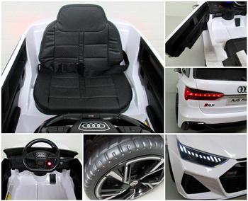 Samochodzik Autko AUDI RS6 GT Biały     