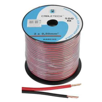 Kabel Głośnikowy Cca 0,5mm Czarno-czerw