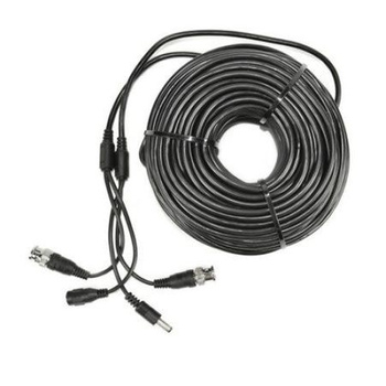 Kabel do kamer monitoringu 30m BNC+DC