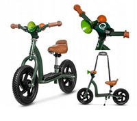 Rowerek biegowy Lo-Roy 2w1 Military Gree