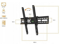 Uchwyt ścienny do LCD 23-55" z regulacją