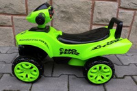 Dziecięcy jeździk chodzik quad zielony