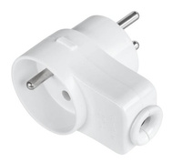 Wtyczka Kątowa Z Gniazdem i uziemieniem