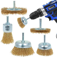 Zestaw szczotek drucianych do wiertarki 