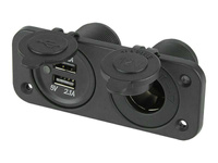 Panel z Gniazdem Zapalniczki i 2xUsb