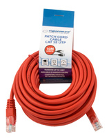 Kabel Utp Cat 5E Patchcord 10M Czerwony
