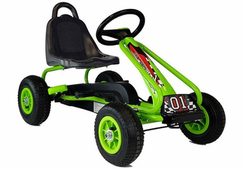 Gokart Na Pedały,Pompowane Koła G201 