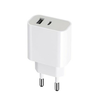 Ładowarka sieciowa PD+QC Usb-c + Usb 20W