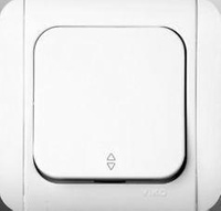 Przełącznik Biały W Ramce  91506304