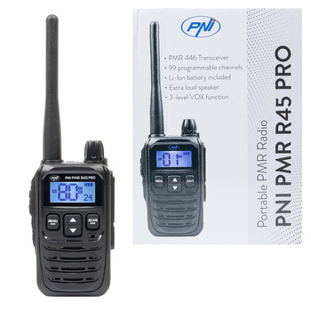 Radiotelefon  PNI PMR  R45 PRO 446MHz,  