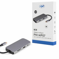 PNI-MP07 Wieloportowy czytnik+  HUB USB 
