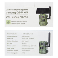 Kamera myśliwska PNI Hunting 751 PRO    